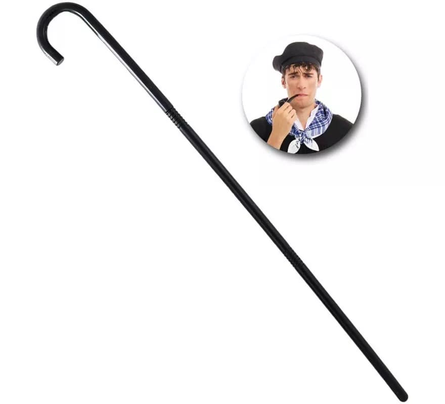 Bastón negro Desmontable de 88 cm