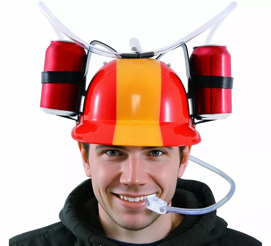 Casco para Bebida con Bandera de España