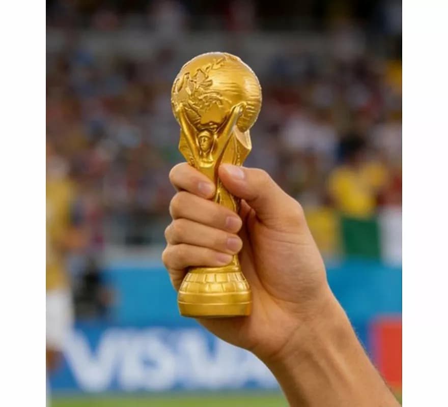 Trofeo de Copa Mundial de 19,5x6,5 cm