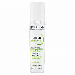 Bioderma Sébium Night Peel Smoothing Concentrate suero facial nocturno para piel unificada y sensible 40 ml