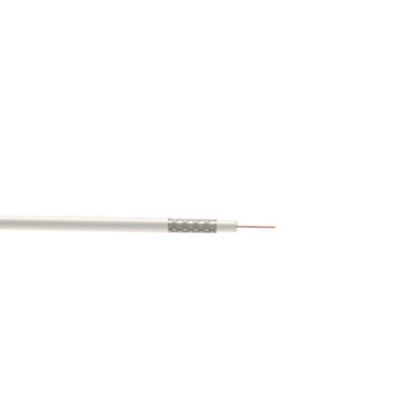 Cable coaxial tv 17 vatc blanco rollo 10m