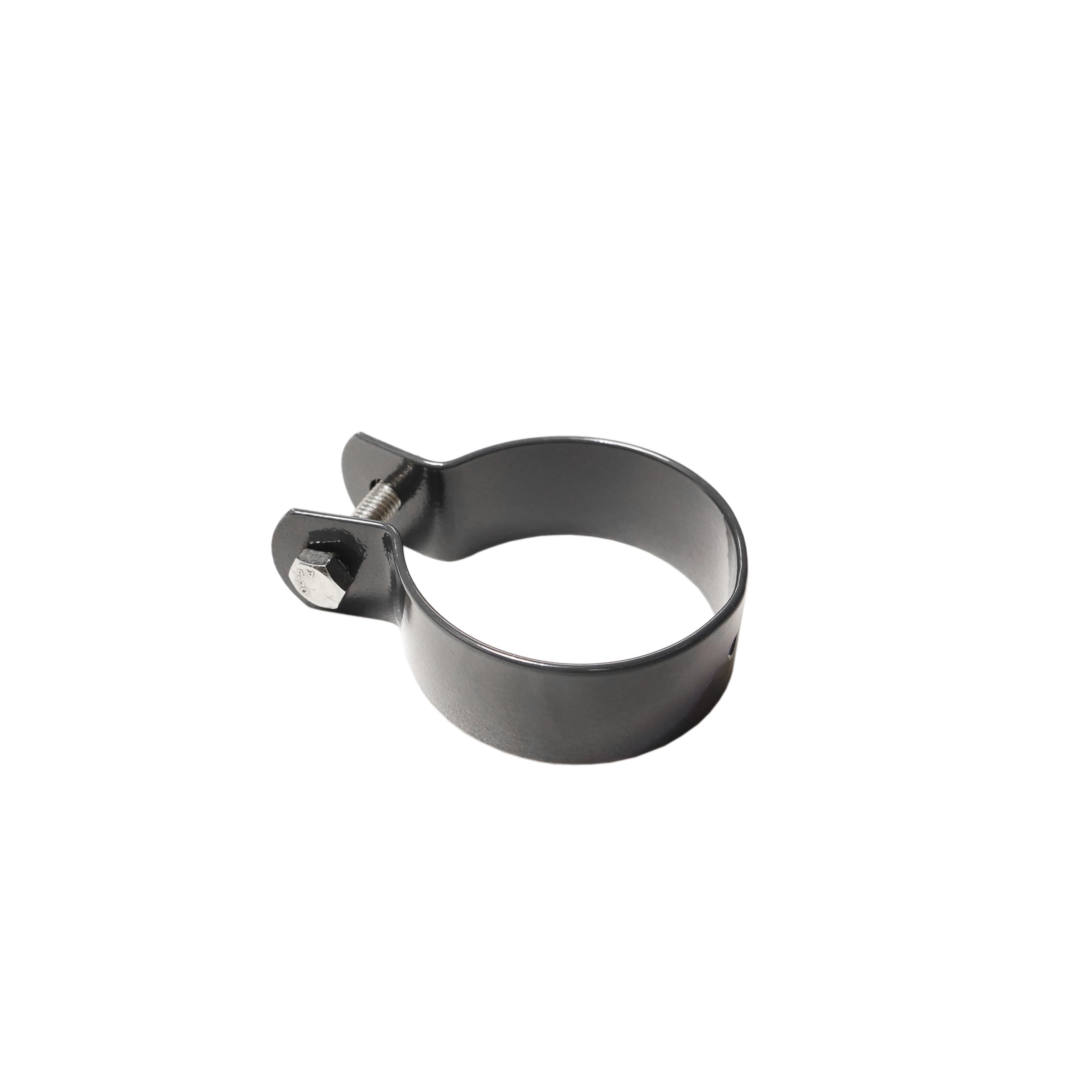 Collar de fijación para poste 48mm color gris pack de 2