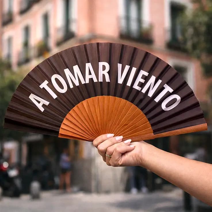 Abanico con mensaje A tomar viento
