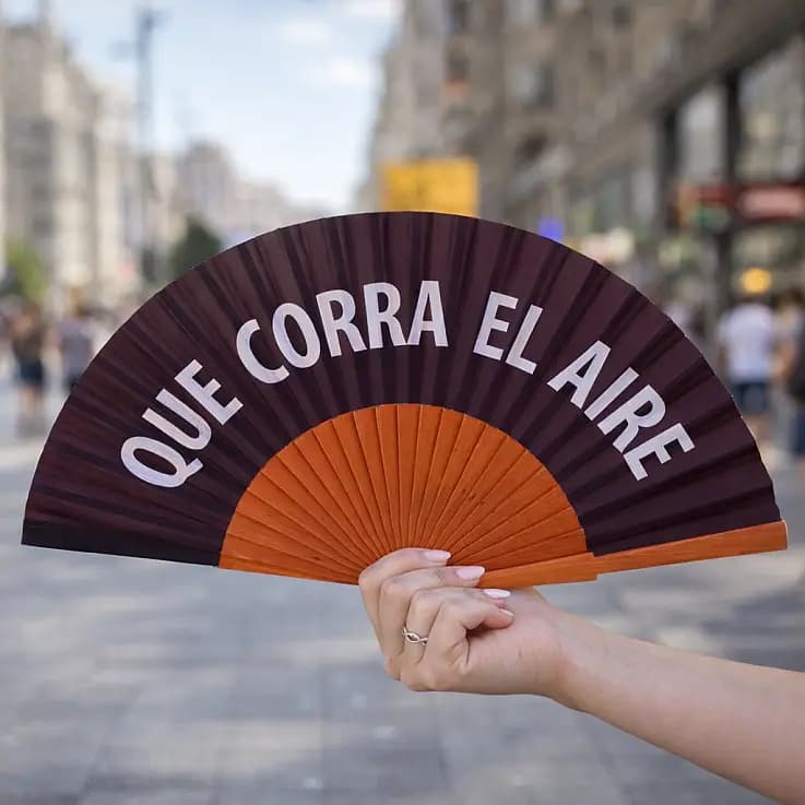 Abanico Que corra el aire
