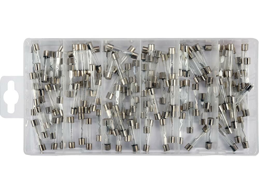 Fusibles de vidrio de 6 x 30 mm surtidos, fusibles de vidrio, protección contra sobrecarga y fusible