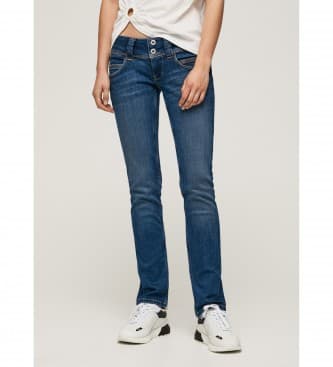 Pepe Jeans para mujer. PL204175VW3 Jeans Venus Azul (34/30), Casual, Algodón