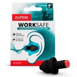 Alpine Filtro Auditivo Worksafe, 2 Filtros