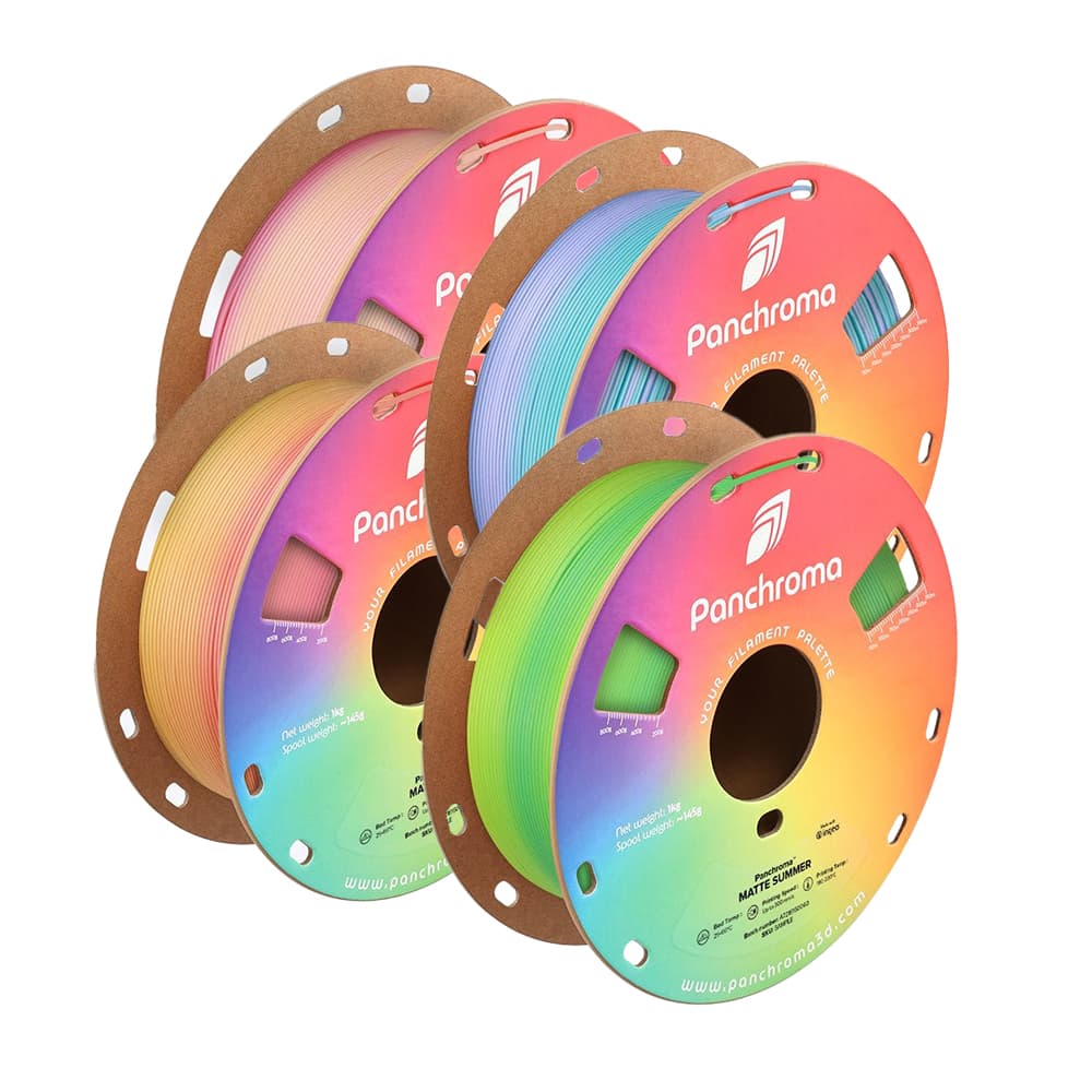 Pack PLA Panchroma Seasonal Gradient Pack 1.75 mm (Pack 4 Kg). PLA Gradient Winter, Fall, Summer & Spring