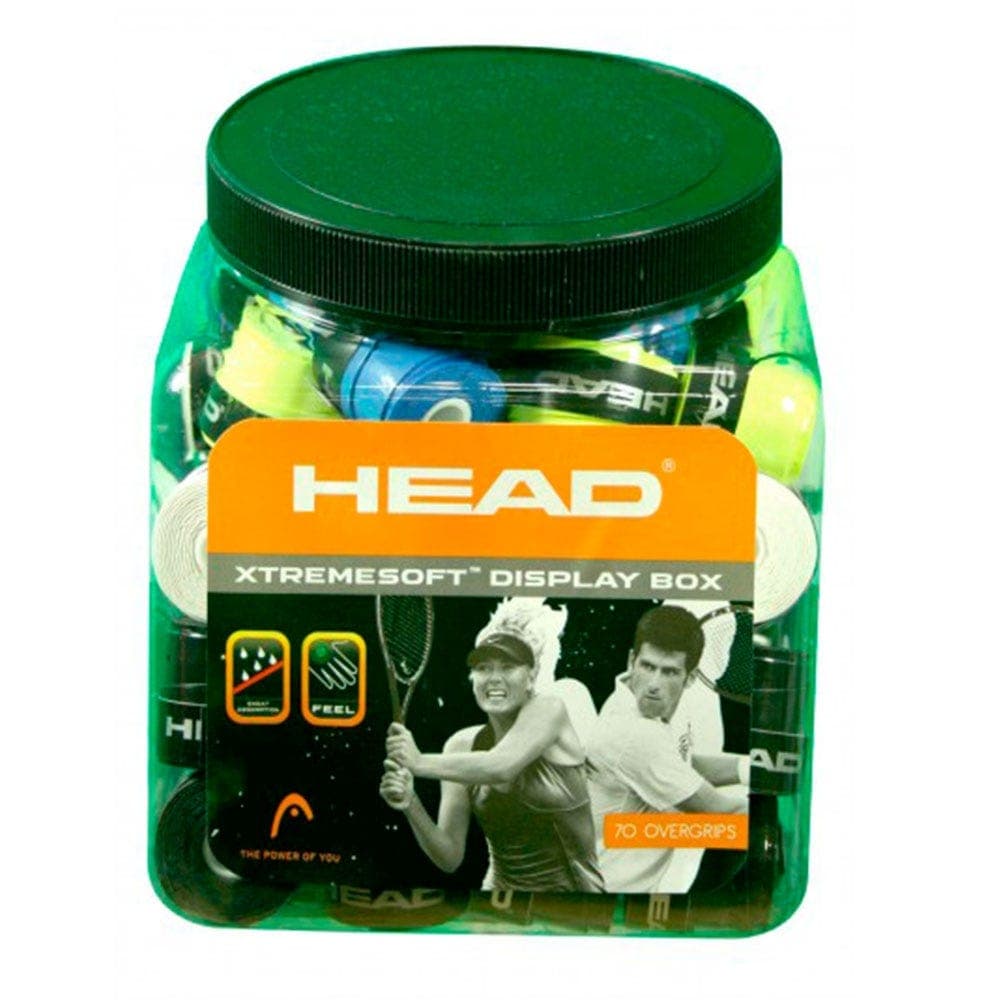 Tub Of Head Xtremesoft Display Box X70 Overgrips