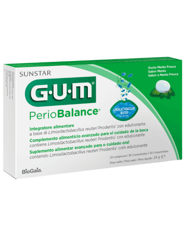 Gum Periobalance Sabor Menta 30 Comprimidos - Sunstar
