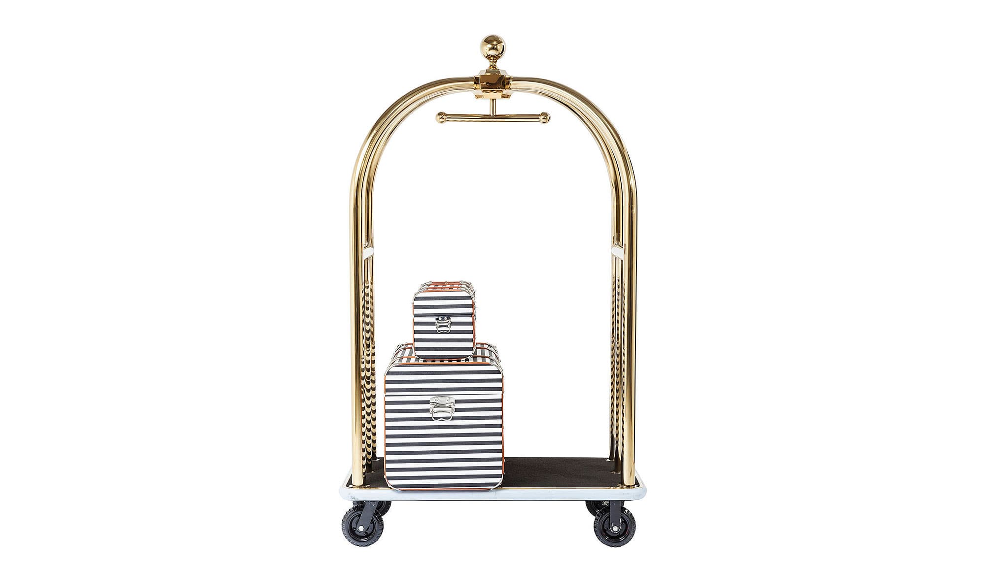 Portaequipajes vintage Vegas dorado Kare