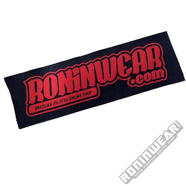 Kimono de BJJ RoninWear Gi Patch Negro-Rojo