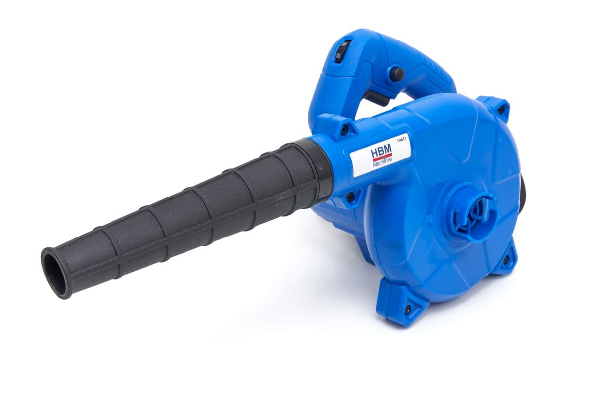Soplador y aspirador eléctrico HBM de 400 vatios con tubo de aire desmontable