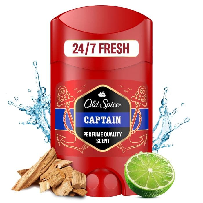 Captain Desodorante en Barra para Hombres 50 ml