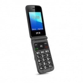 Teléfono móvil Senior 2326T Stella 2, 2.4 pulgadas, personas mayores, Bluetooth, FM + Dock, gris