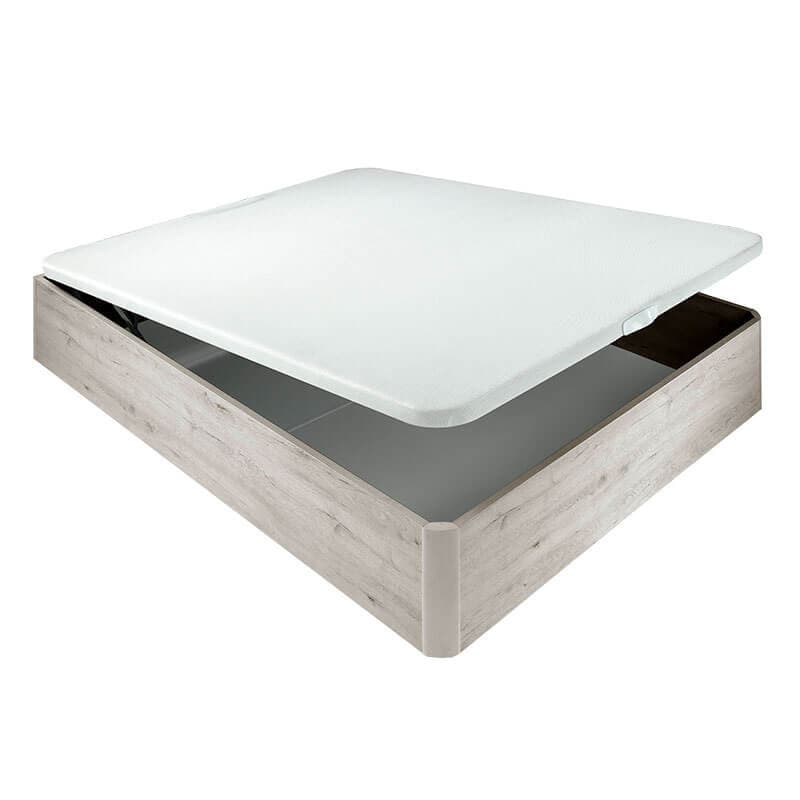 Sofá dobrável de madeira chep 3D com altura respirável de 34 cm 135x190cm Nórdico