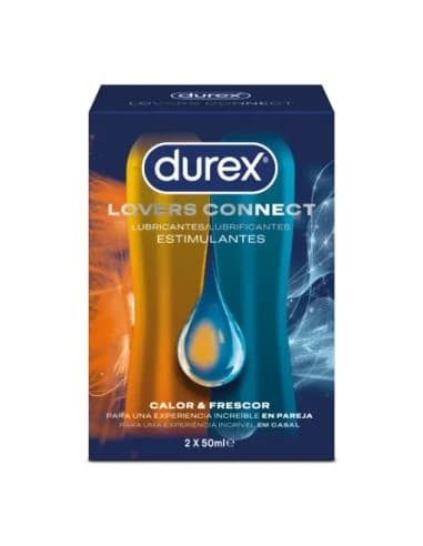 Durex - Durex Lovers Connect Lubricantes Estimulantes 2 Unidades 50 Ml