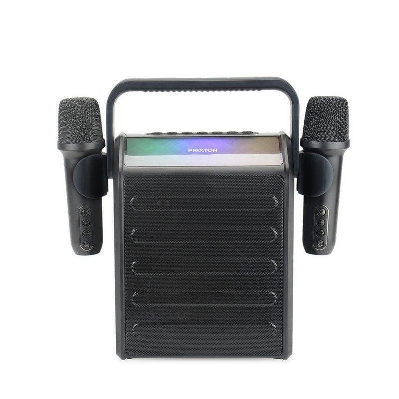 Altavoces Prixton Karaoke Party Star inalámbricos 30 W con micrófonos y LED