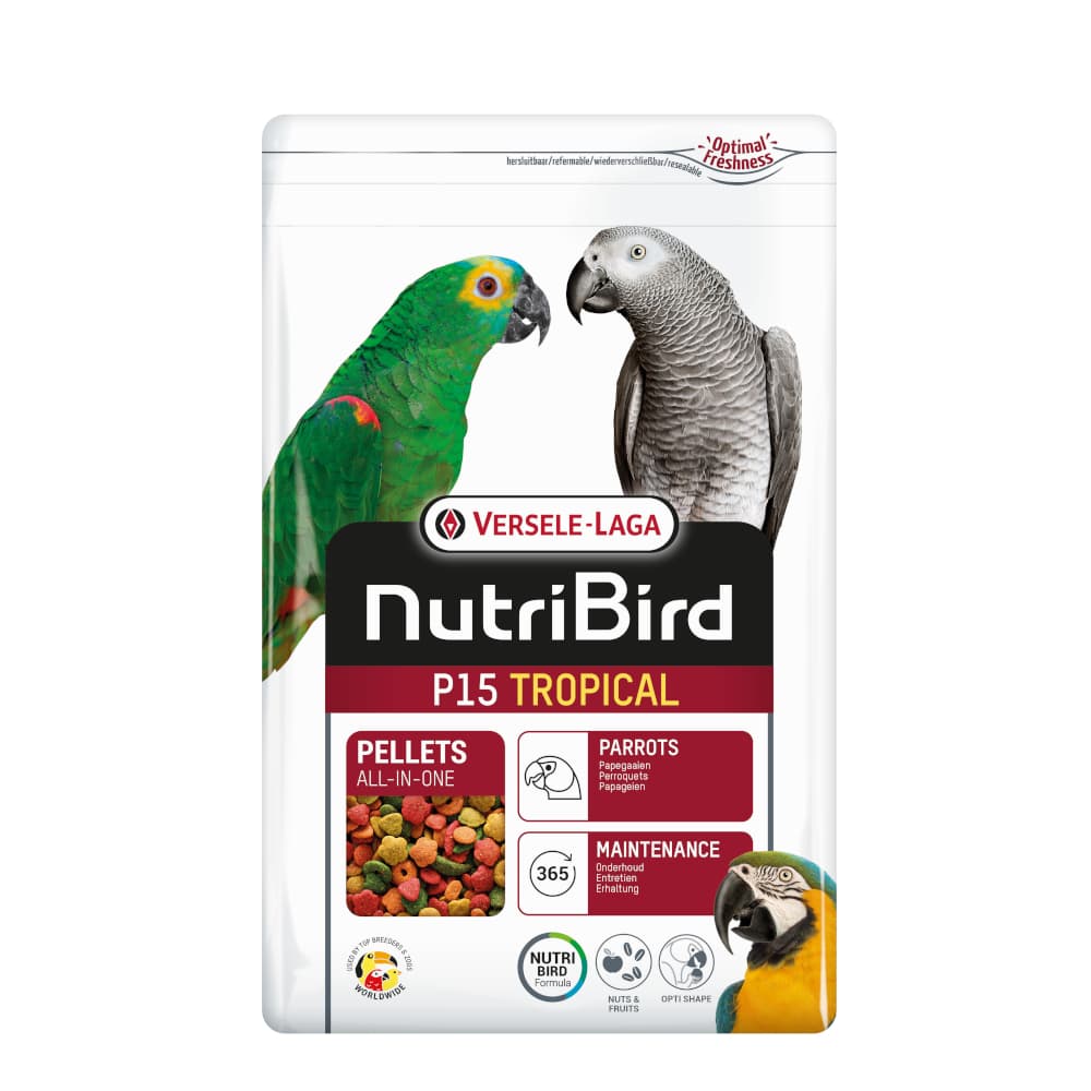 Versele-Laga Nutribird P15 Tropical para papagaios - 10 kg