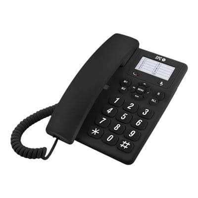 Teléfono Fijo Spc Original 3602 Negro