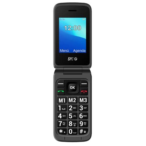 Teléfono Móvil Para Mayores Spc Stella 2 2,4" Titanio