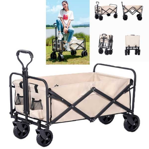CARRO MULTIUSOS PLEGABLE PLAYA 85 X 50 X 28 CM