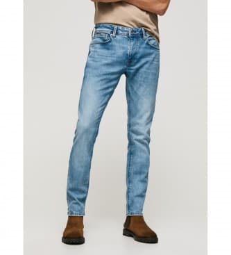 Pepe Jeans para hombre. PM206326VX5 Jean Stanley Regular azul (38/32), Casual, Algodón, Denim