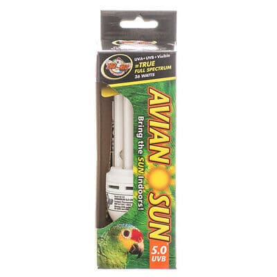 Zoo Med Aviansum Bombilla UVB para pájaros