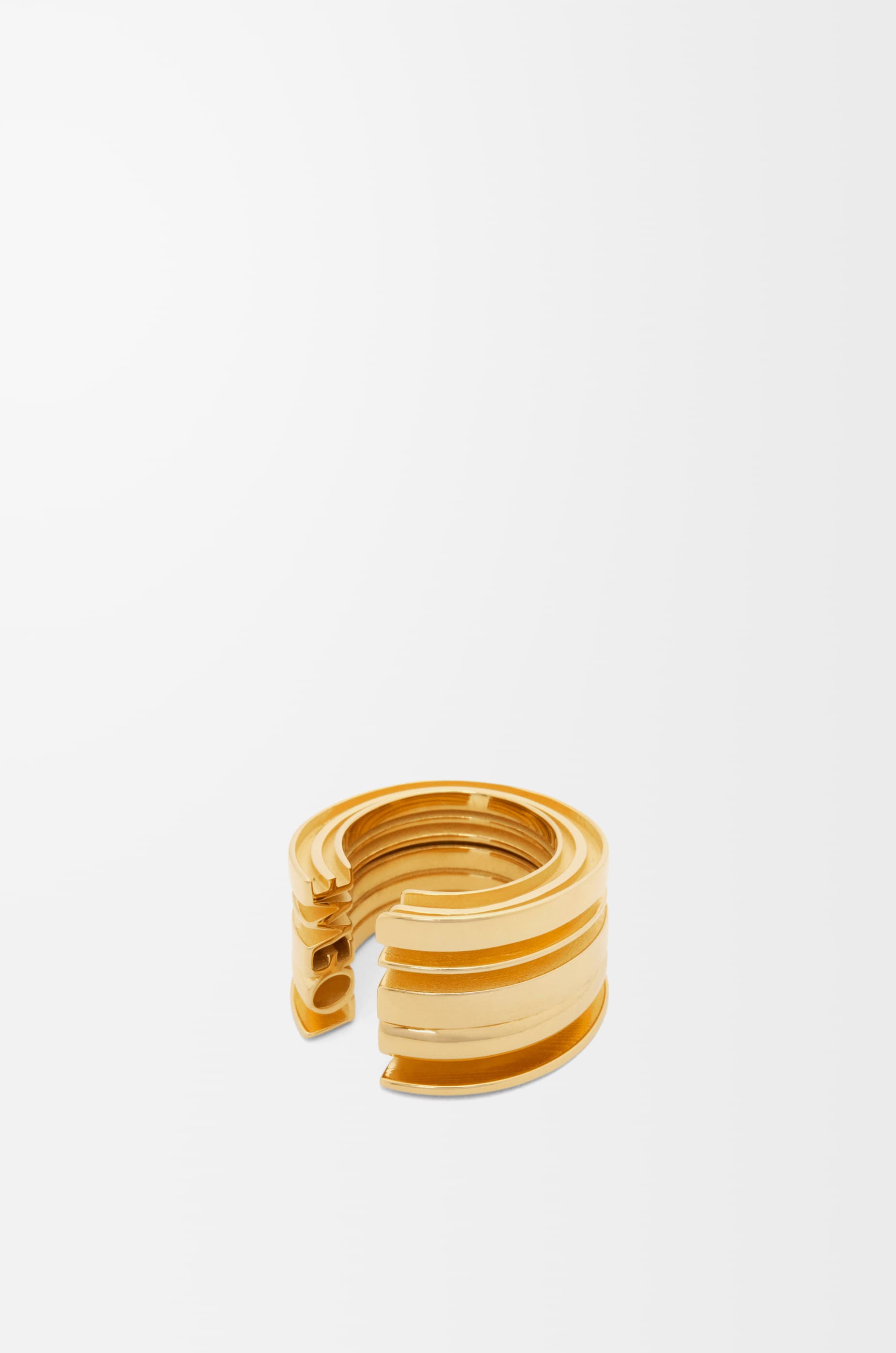 LOEWE - Anillo Loewe Gráfico En Plata De Ley Size:13 Mujer