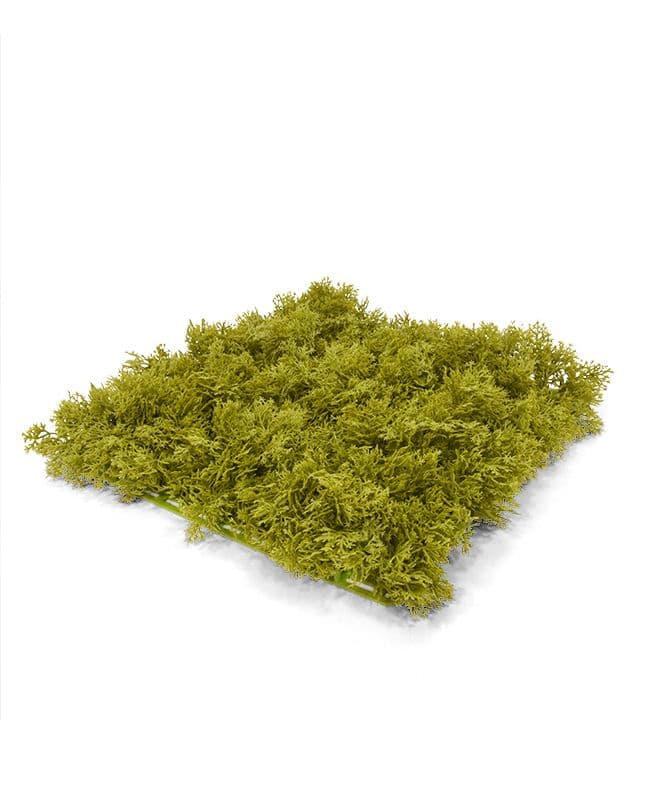 Reno artificial musgo estera 25x25 cm verde fresco