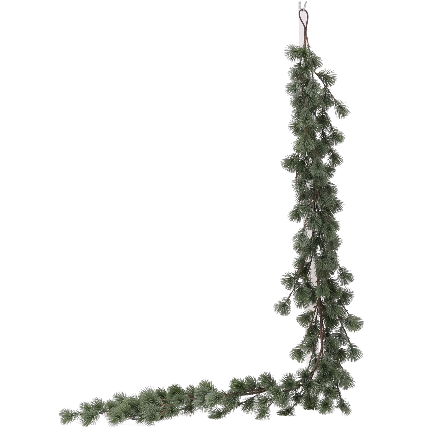 Guirnalda artificial de pino nevado 180cm